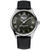 Men's Swiss Automatic Classics Heart Beat Black Leather Strap Watch 40mm