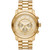 Unisex Runway Chronograph Gold-Tone Stainless Steel Bracelet Watch, 45mm