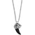 EFFY® Men's Onyx Claw Tiger 22" Pendant Necklace in Sterling Silver