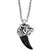 EFFY® Men's Onyx Claw Tiger 22" Pendant Necklace in Sterling Silver