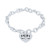 Diamond Mom Heart Charm Bracelet (1/10 ct. t.w.) in Sterling Silver