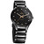 Unisex Swiss Automatic True Diamond (1/8 ct. t.w.) Black Ceramic Bracelet Watch 40mm