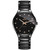Unisex Swiss Automatic True Diamond (1/8 ct. t.w.) Black Ceramic Bracelet Watch 40mm