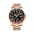 Men's Rose Gold Stainless Steel Bracelet Watch 42mm