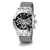 Men's Multifunction Silver-Tone Mesh Watch 44mm