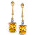 Citrine (3 ct. t.w.) & Diamond Accent Drop Earrings in 14k Gold