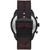 Men's Chronograph Bronson Brown Embossed Leather Strap Watch 50mm