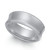 Stainless Steel Men's Matte Finish Concave Ring