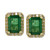 Brasilica by EFFY® Emerald (1-9/10 ct. t.w.) and Diamond (1/4 ct. t.w.) Stud Earrings in 14k Gold, Created for Macy's