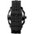 Men's Chronograph Machine Black Silicone Strap Watch 45mm