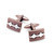 Sutton by Men's Two-Tone Decorative Cuff Links