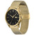 Men's Vienna Gold Plated Bracelet Watch 42mm