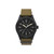 Men's Solar Tan Fabric Strap Watch 36 mm
