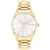 Unisex 3-Hand Gold-Tone Stainless Steel Bracelet Watch 35mm