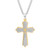 Macy's Men's The Lord's Prayer Cross Pendant Necklace in Two-Tone Stainless Steel