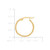 Twisted Textured Small Round Hoop Earrings in 14k Gold, 3/4"
