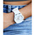 Unisex Edgewood White Silicone Strap Watch 44mm