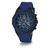 Men's Multifunction Blue Silicone Watch 47mm