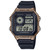 Men's Digital Black Resin Strap Watch 42.1mm