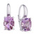 Amethyst Oval Leverback Earrings (4-3/4 ct. t.w.) in Sterling Silver