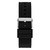 Men's Multifunction Black Silicone Watch 46mm
