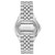 Men's Silver-Tone Polished Metal Link Bracelet Watch, 42X48mm