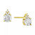 Gemstone & Diamond Accent Stud Earrings