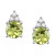 Gemstone & Diamond Accent Stud Earrings