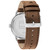 Men's Brown Leather Strap Watch 44mm