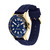 Men's Blue Silicone Strap Watch 44mm