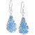 Medium Teardrop Dried Flower Earrings in Sterling Silver. Available in Multi, Blue, Yellow or Purple