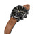 Men's Henniker II Brown Light Genuine Leather Strap Watch, 46mm