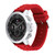 Men's Red Silicone Strap Watch 50mm