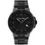 Men's Black Stainless Steel Bracelet Watch 44mm