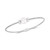 Cultured Freshwater Pearl (8-9mm) Bangle Bracelet in Sterling Silver