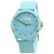 Unisex Lucile Three Hand Quartz Light Blue Silicone Watch 44mm