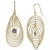 Garnet Bezel Spiral Drop Earrings (2 ct. t.w.) in 14k Gold-Plated Sterling Silver (Also in Amethyst)