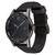 Men's Swiss Museum Sport Black Leather Strap Watch 42mm