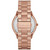 Unisex Slim Runway Rose Gold-Tone Stainless Steel Bracelet Watch 42mm MK3197
