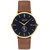 Men's Heritage Tan Genuine Leather Strap Watch 40mm