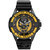Men's The $kull Black Silicone Strap Watch 44mm