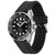 Ace Men's Black Silicone Strap Watch 43mm