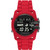 Men's Master Chief Digital Red Silicone Strap Watch 44mm
