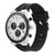 Men's Swiss Chronograph Bold Fusion Black Silicone Strap Watch 44mm