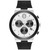 Men's Swiss Chronograph Bold Fusion Black Silicone Strap Watch 44mm