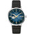 Men's Automatic Aerojet Black Leather Strap Watch 41mm