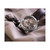 Men's Heirloom Swiss Skeleton Leather Strap Watch 45mm