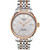 Unisex Swiss Automatic T-Classic Le Locle Powermatic 80 Diamond (1/20 ct. t.w.) Two-Tone Stainless Steel Bracelet Watch 39mm