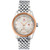 Women's Swiss Automatic Golden Horse Diamond (1/10 ct t.w.) Stainless Steel Bracelet Watch 35mm
