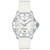 Women's Swiss Seastar 1000 White Silicone Strap Watch 36mm